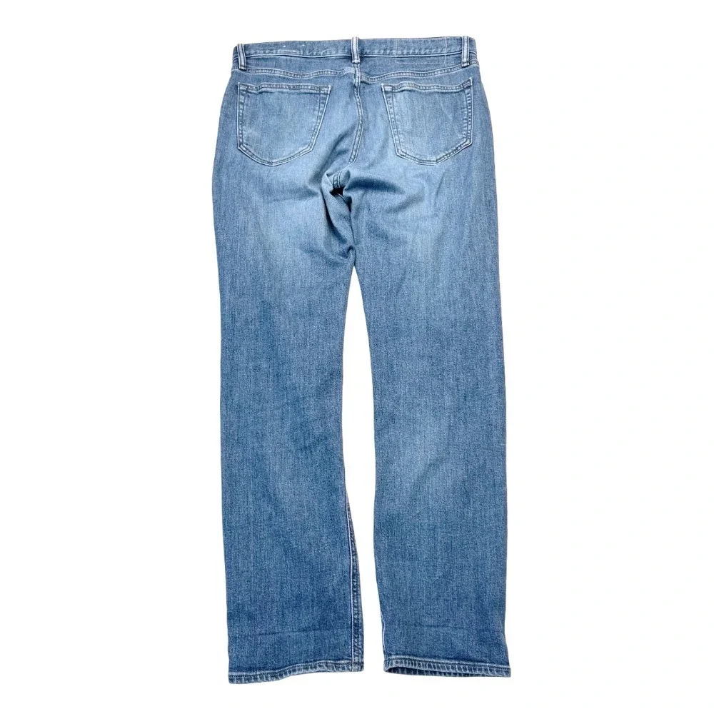 Banana Republic Straight Fit Jeans Mens 32x32 Medium Wash Blue Stretch Denim